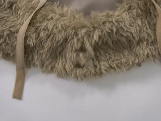 Nao Holiday Fur Halter Bustier