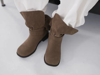 Muse Blooming Suede Ankle Boots