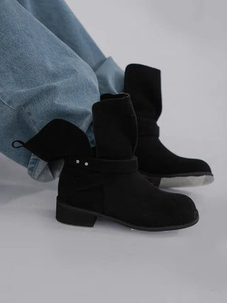 Muse Blooming Suede Ankle Boots