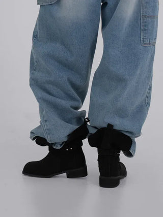 Muse Blooming Suede Ankle Boots