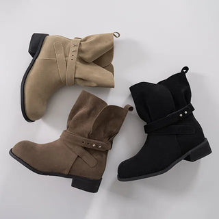 Muse Blooming Suede Ankle Boots