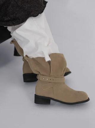 Muse Blooming Suede Ankle Boots