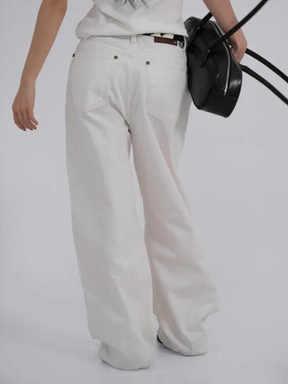 Roa Aqua Rivet Basic Wide Pants