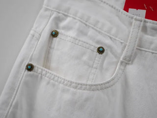 Roa Aqua Rivet Basic Wide Pants