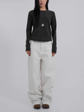 Roa Aqua Rivet Basic Wide Pants