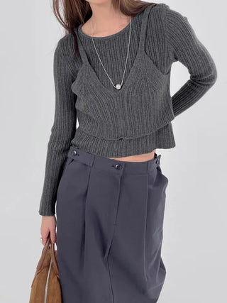 Leon Bustier Ribbed Knit