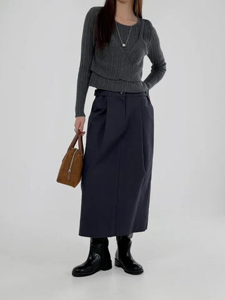 Leon Bustier Ribbed Knit