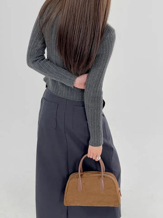 Leon Bustier Ribbed Knit