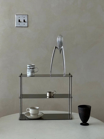 Bauhaus Stainless Steel Metal Storage Rack