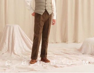 [CULTUM] Tailored Down Vest with Notch Lapel