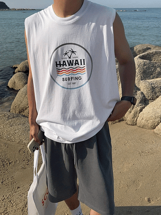 Hawaii Gradient Silket Sleeveless