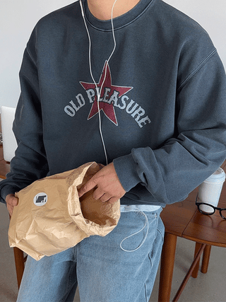 Old pleasure pigment sweatshirt