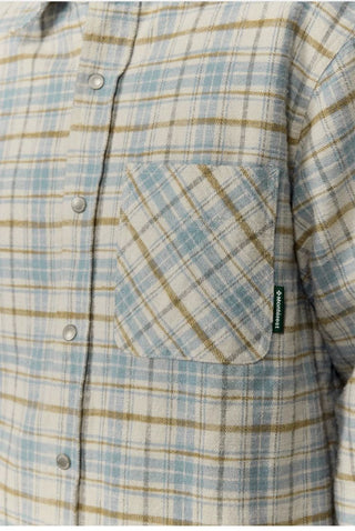 [Monterest] Quilted Padded Check Shirt Jacket
