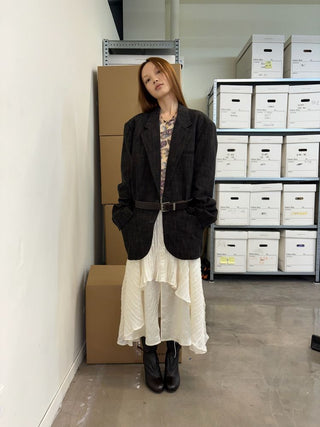 [NeverSeez] Distressed Tailored Blazer