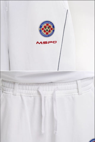 [MASONPRINCE] Urban Player Curved Sweatpants