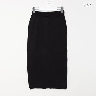 Patterned knit skirt