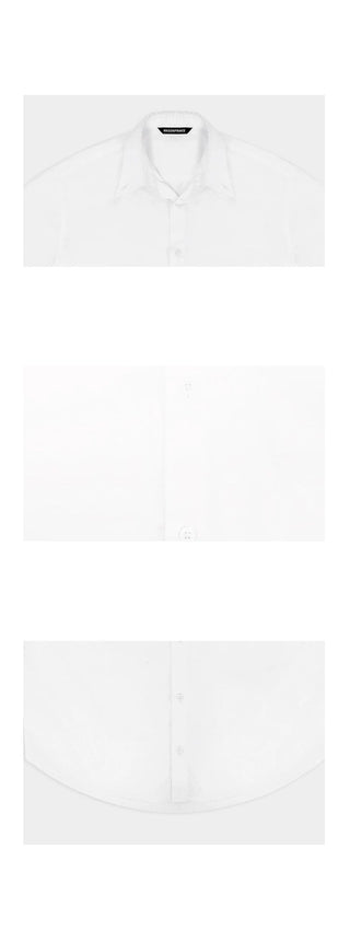[MASONPRINCE] Frayed Hem Short Sleeve Shirt
