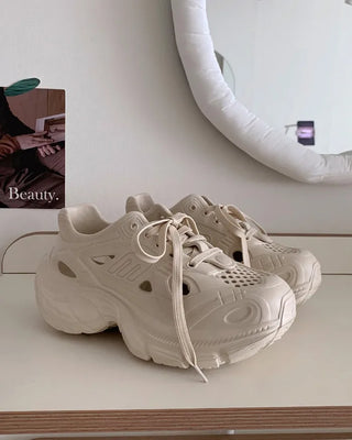 [~25.5] Platform clog sneakers