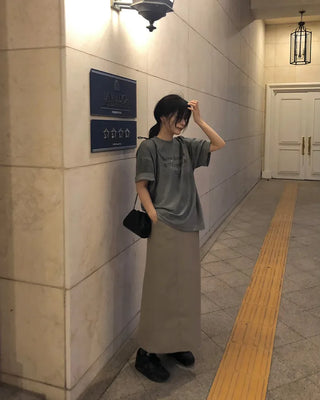 Daily long skirt