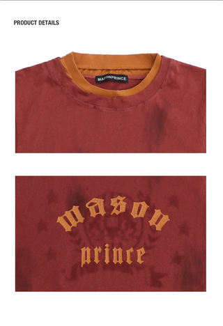 [MASONPRINCE] Logo Graphic Short T-Shirt