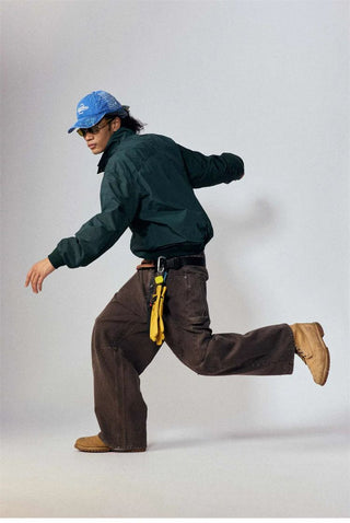 [Monterest] Water-Resistant Stand Collar Work Jacket