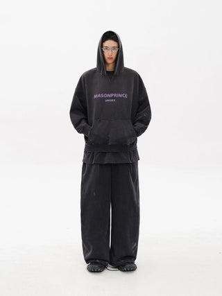 [MASONPRINCE] Layered Sweatshirt Set