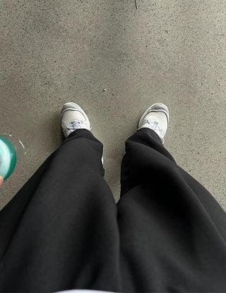 Flowy Elastic Waist Slacks (3 colors)