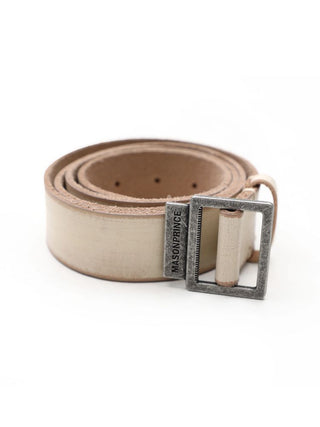 [MASONPRINCE] Needle-Free Metal Buckle Leather Belt
