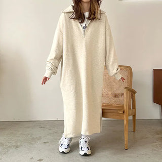 Half-zip dress