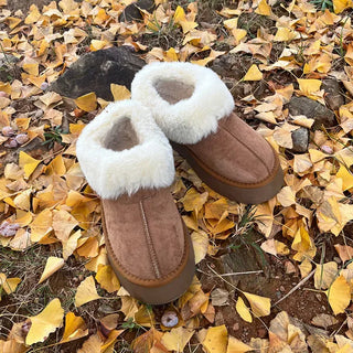 Sheepskin boots