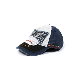 [MASONPRINCE] Distressed Patch Baseball Cap