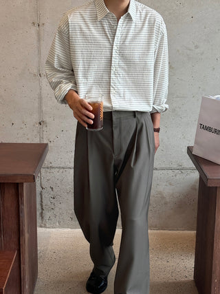 Scent Minimal Stripe Shirt