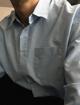 Simple Oxford shirt (cotton fabric)