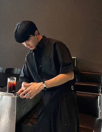[PREMIUM] CN Short Sleeve Shirt (cool fabric)