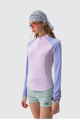 [Monterest] Half-Zip Slim Fit UV Protection Top