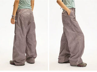 [Monterest] UPF50+ Washed Pleated Wide Pants