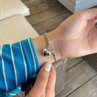 Heart Silver Bracelet
