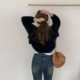 Sailor Cropped Cardigan