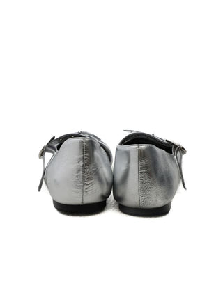 [moromoro2] Leather Bow Ballet Flats