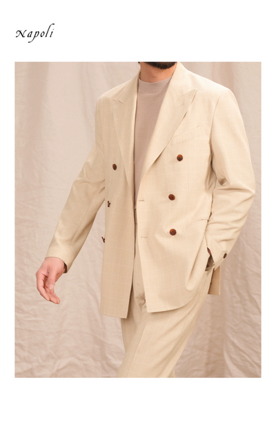 [CULTUM] Wrinkle-Free Seersucker Pleated Pants