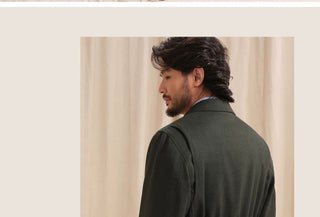 [CULTUM] Merino Wool Blend Italian Blazer Jacket