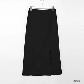 Slit long skirt
