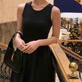 Bustier Layered Long Dress (2 colors)