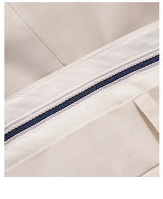 [CULTUM] Relaxed Washable Pleated Trousers