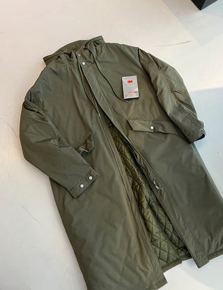 3M Thinsulate Long Hooded Padded Jacket (2 colors)