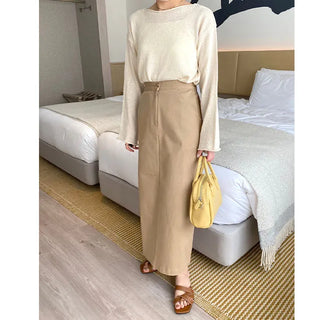 wave boat neck knit