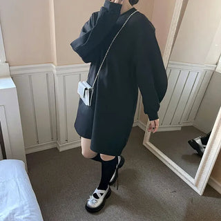 Balloon sleeve mini dress
