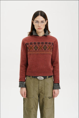 [MASONPRINCE] Fair Isle Wool Sweater