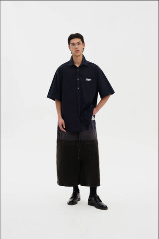 [MASONPRINCE] Pima Cotton Blend Short Sleeve Shirt