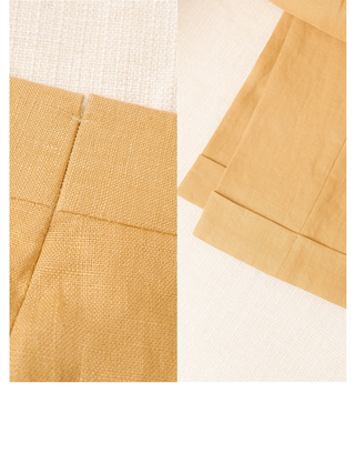 [CULTUM] Linen Single-Breasted Suit